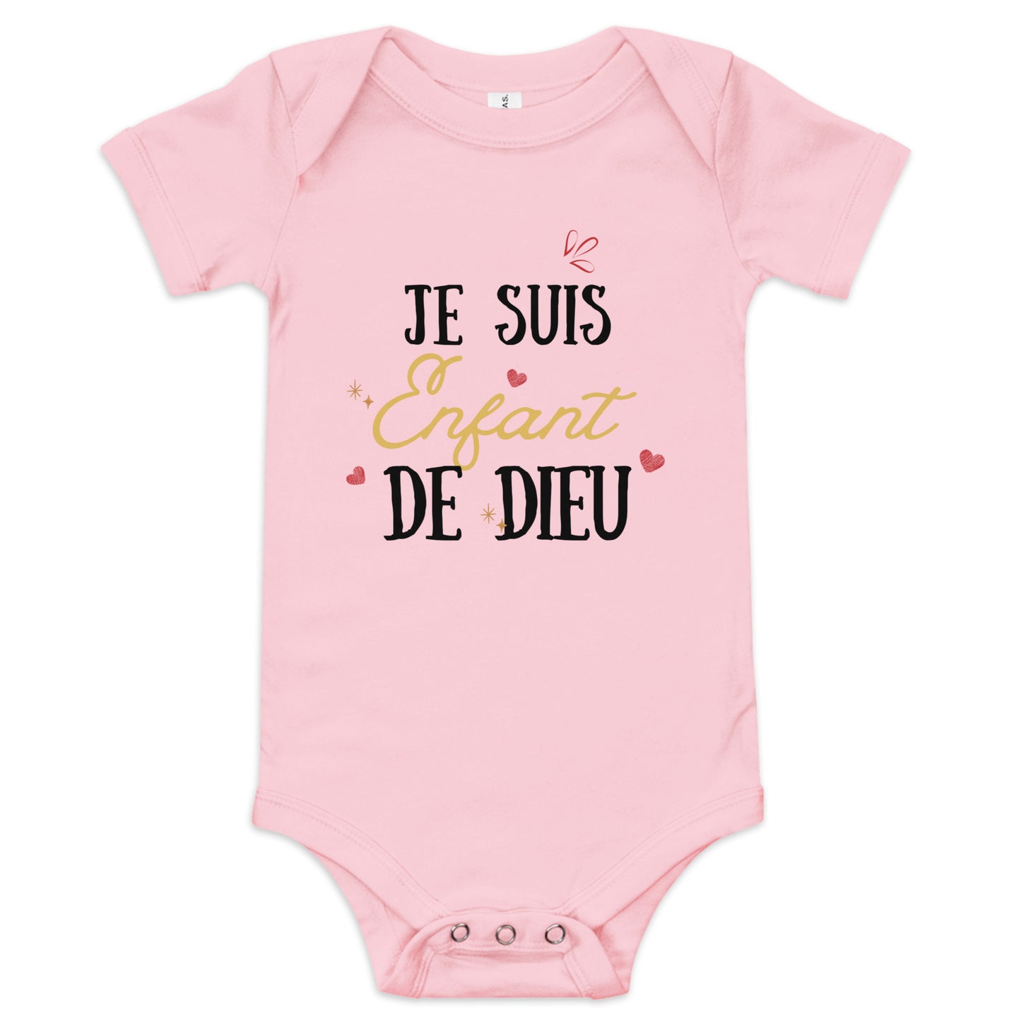 Body à manches courtes Je suis enfant de Dieu